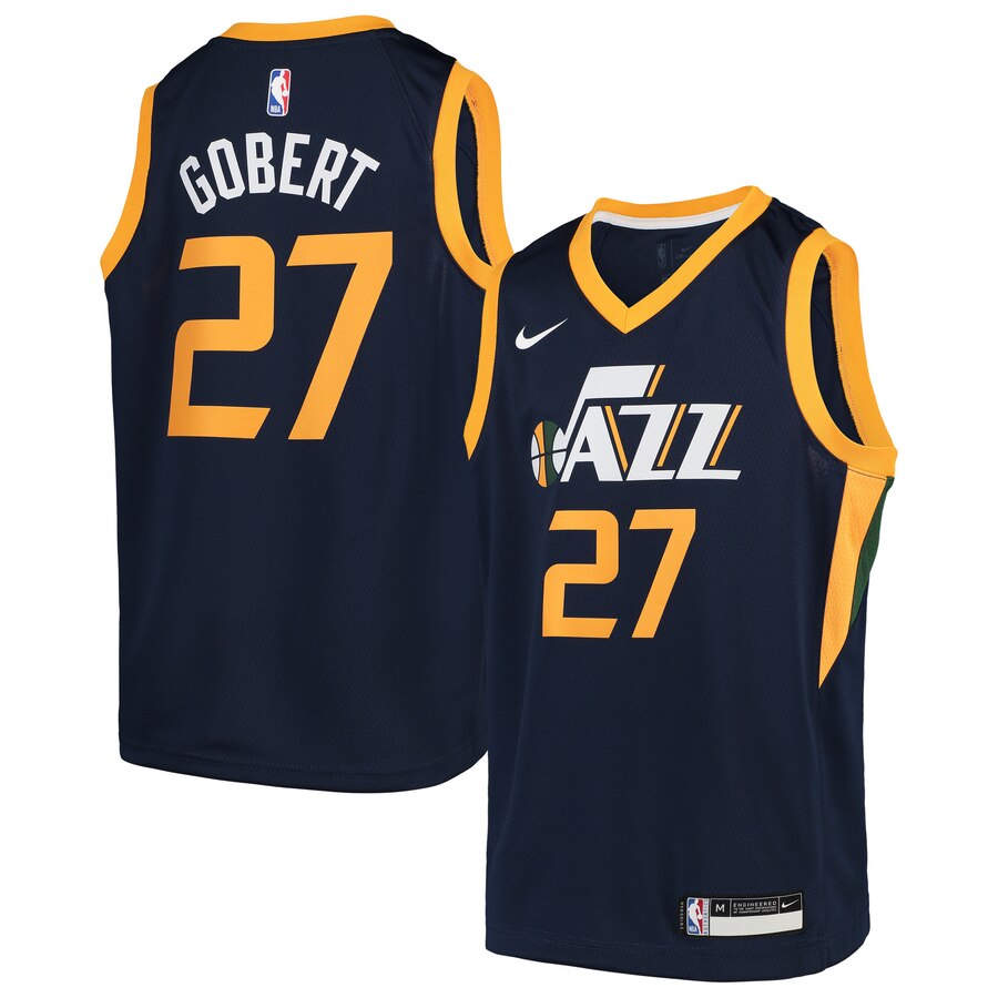 Rudy Gobert Utah Jazz Youth Swingman Basketball Jersey - Navy - Icon Edition