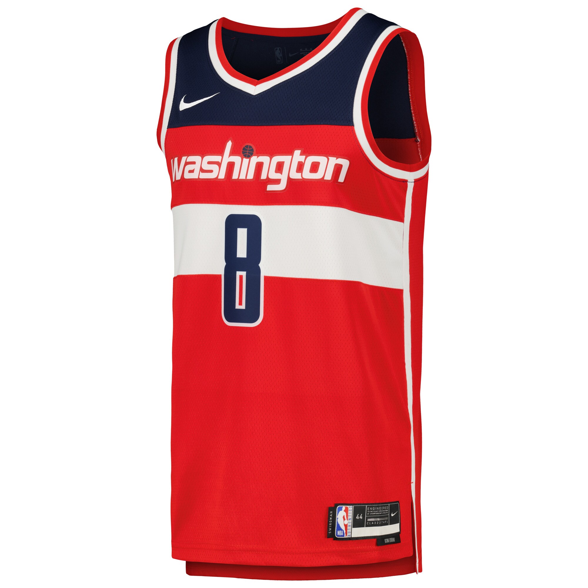 Alternative view of Rui Hachimura Washington Wizards Swingman Basketball Jersey – Red