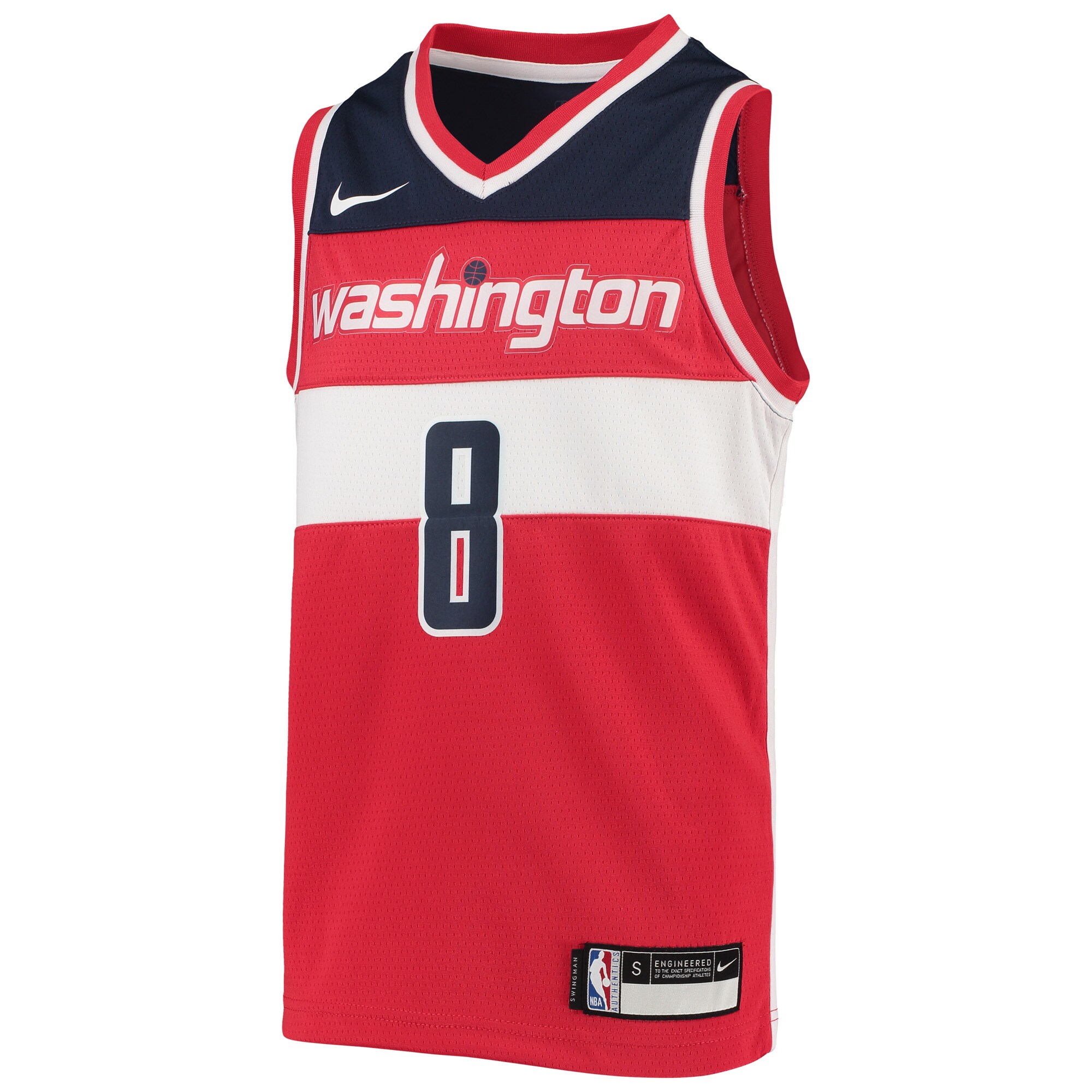 Alternative view of Rui Hachimura Washington Wizards Youth Team Swingman Jersey – Red