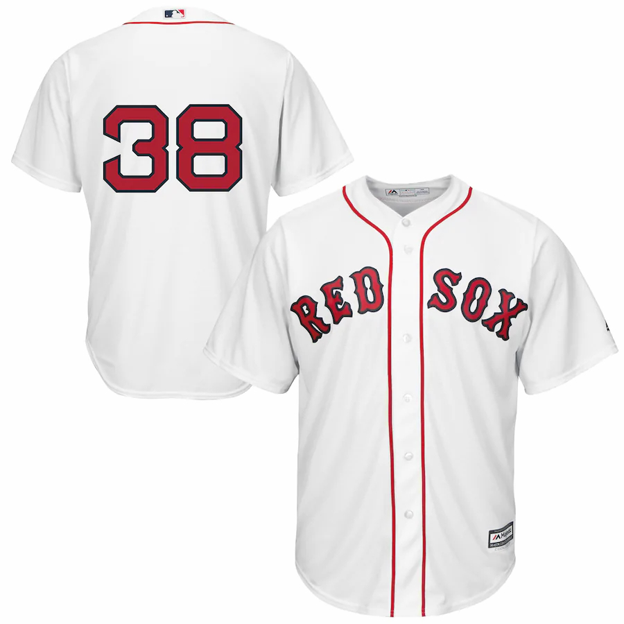 Rusney Castillo Boston Red Sox Majestic Cool Base Player Baseball Jersey - White