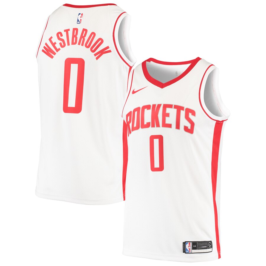 Russell Westbrook Houston Rockets 2019/2020 Swingman Basketball Jersey – Association Edition – White
