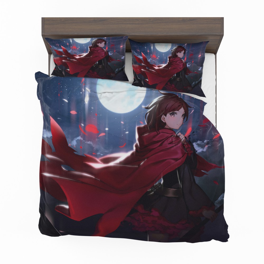 Alternative view of Rwby Eshi Full Moon Bedding Set - Custom Bedding Set