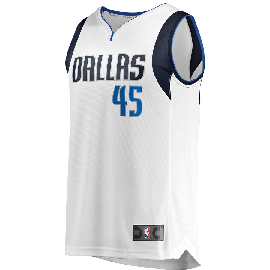 Alternative view of Ryan Broekhoff Dallas Mavericks Fanatics Branded Youth Fast Break Replica Player Basketball Jersey - Association Edition - White
