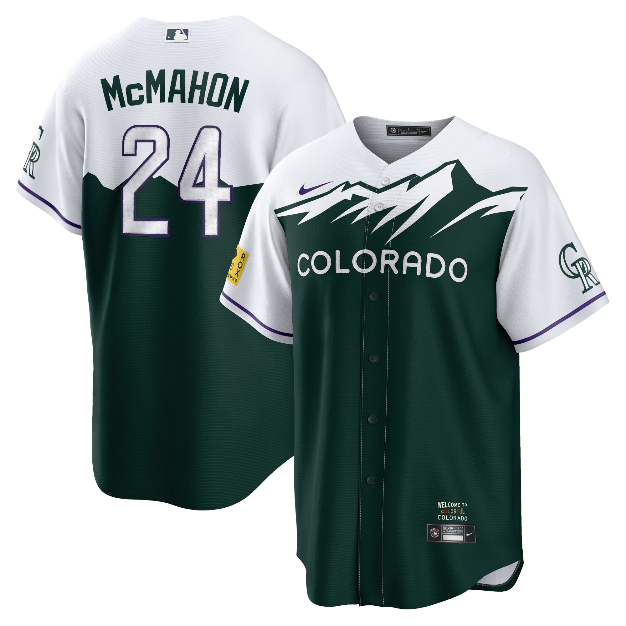 Ryan Mcmahon Colorado Rockies 2022 City Connect Replica Player Baseball Jersey - Green