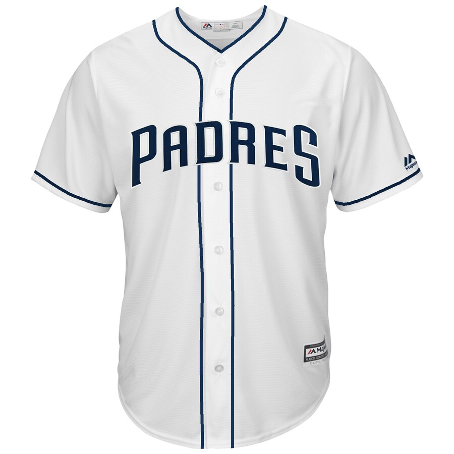 Ryan Schimpf San Diego Padres Majestic Home Cool Base Baseball Jersey - White