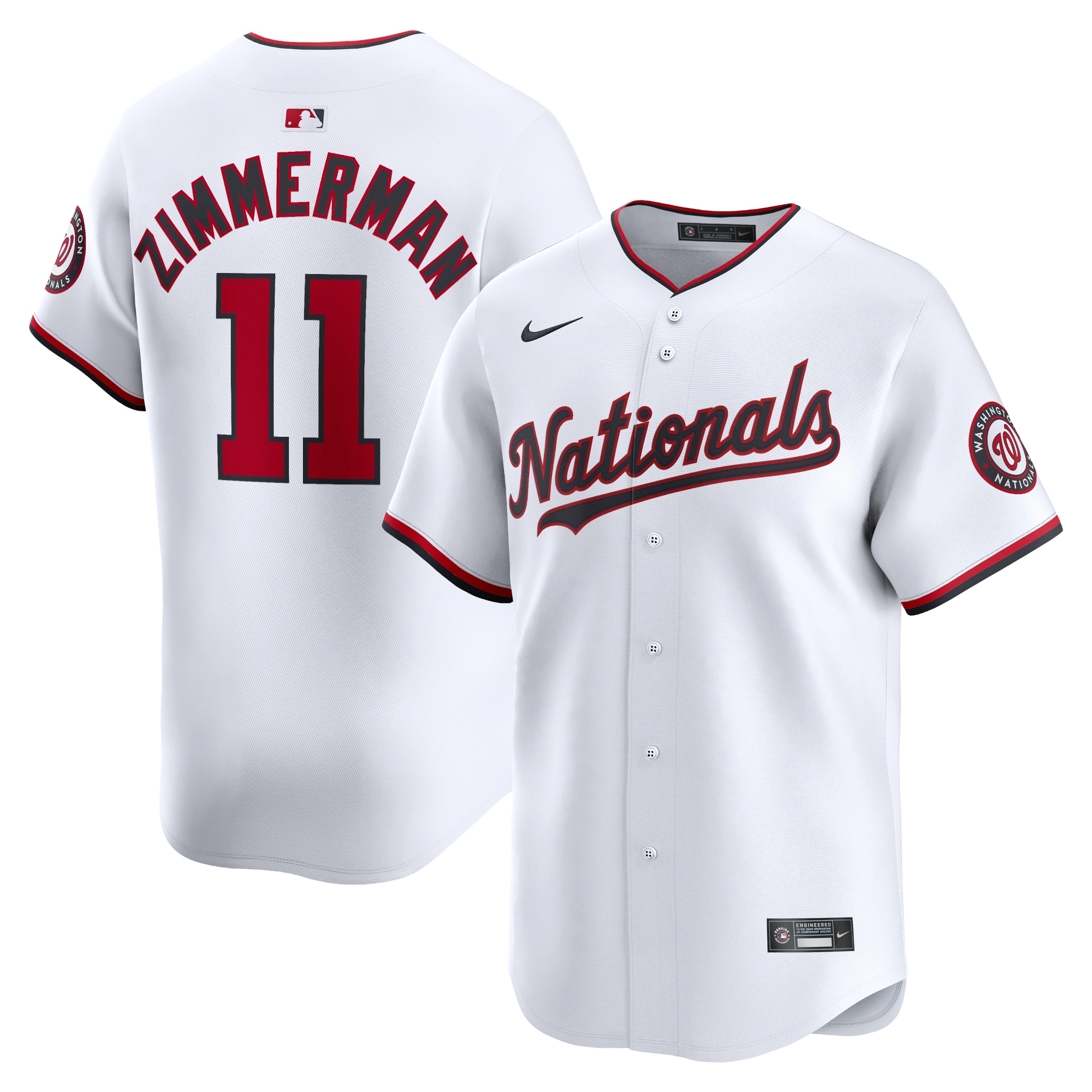 Ryan Zimmerman Washington Nationals Home Limited Player Baseball Jersey - White