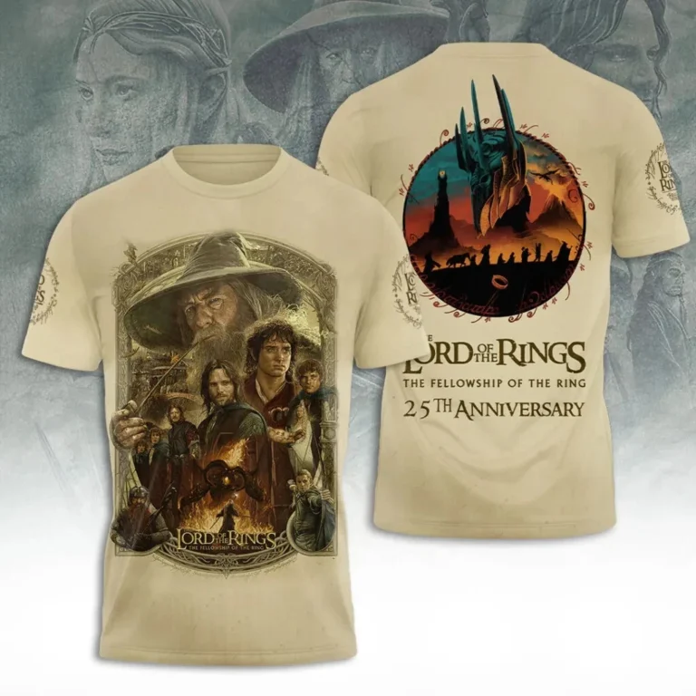 The Lord Of The Rings 25th Anniversary 2001-2026 Shirt Birthday Gift For Her Him