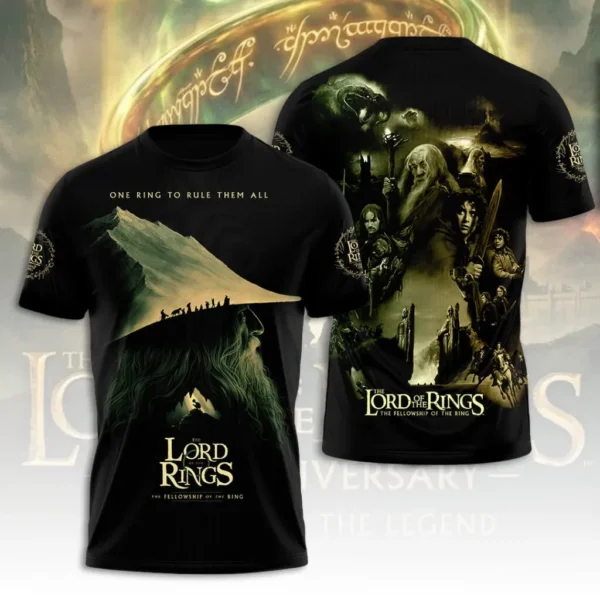 The Lord of the Rings 25th Anniversary 2026 3D Shirt Gift For Fans