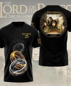 The Lord of the Rings 25th Anniversary AOP 3D T-Shirt