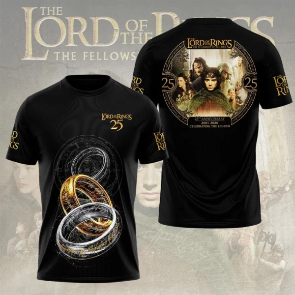 The Lord of the Rings 25th Anniversary AOP 3D T-Shirt