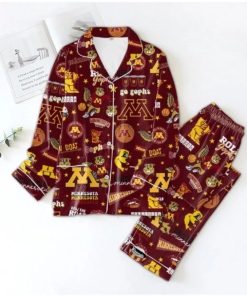 Eagles Pajama Set – Football Lounge Wear, Red Team Print Sleep, hallowen