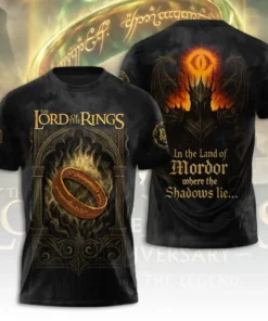 The Lord of the Rings 25th Anniversary AOP 3D T-Shirt