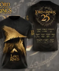 The Lord Of The Rings 25th Anniversary 3D T-Shirt