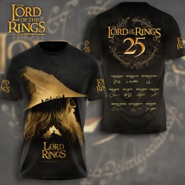 The Lord of the Rings 25th Anniversary AOP 3D T-Shirt