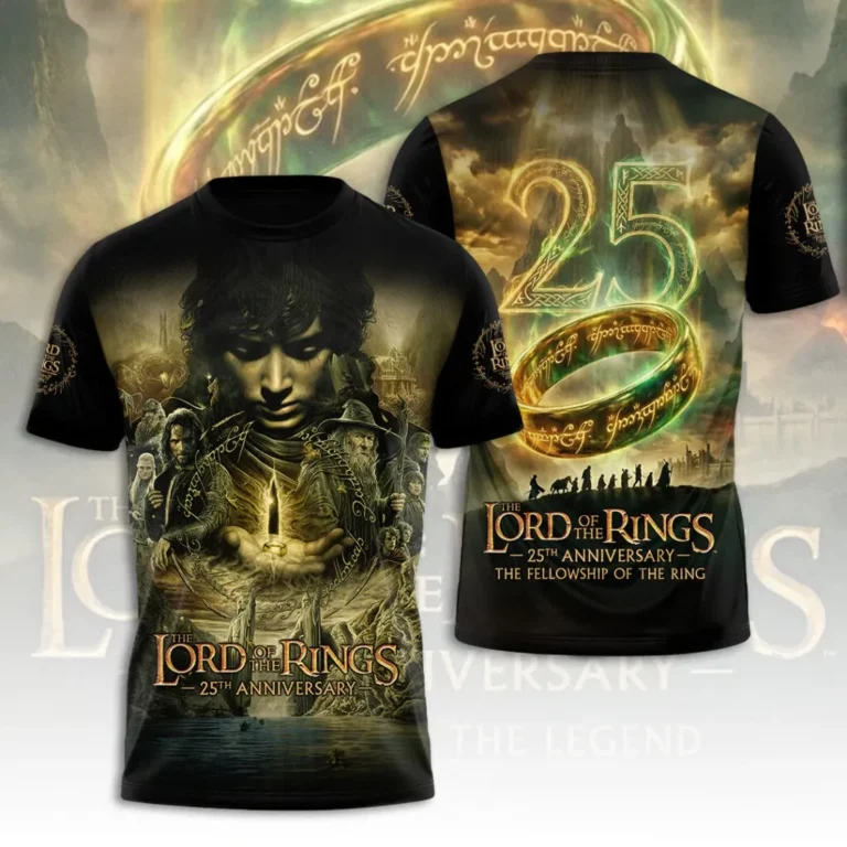 The Lord of the Rings 25th Anniversary AOP 3D T-Shirt