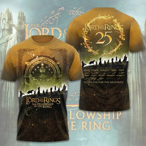 The Lord of the Rings 25th Anniversary 2026 AOP 3D T-Shirt M776