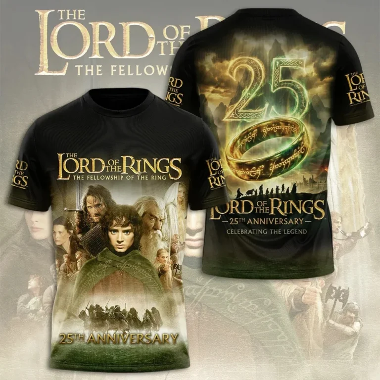 The Lord Of The Rings 25th Anniversary 2001-2026 Shirt Birthday Gift For Her Him