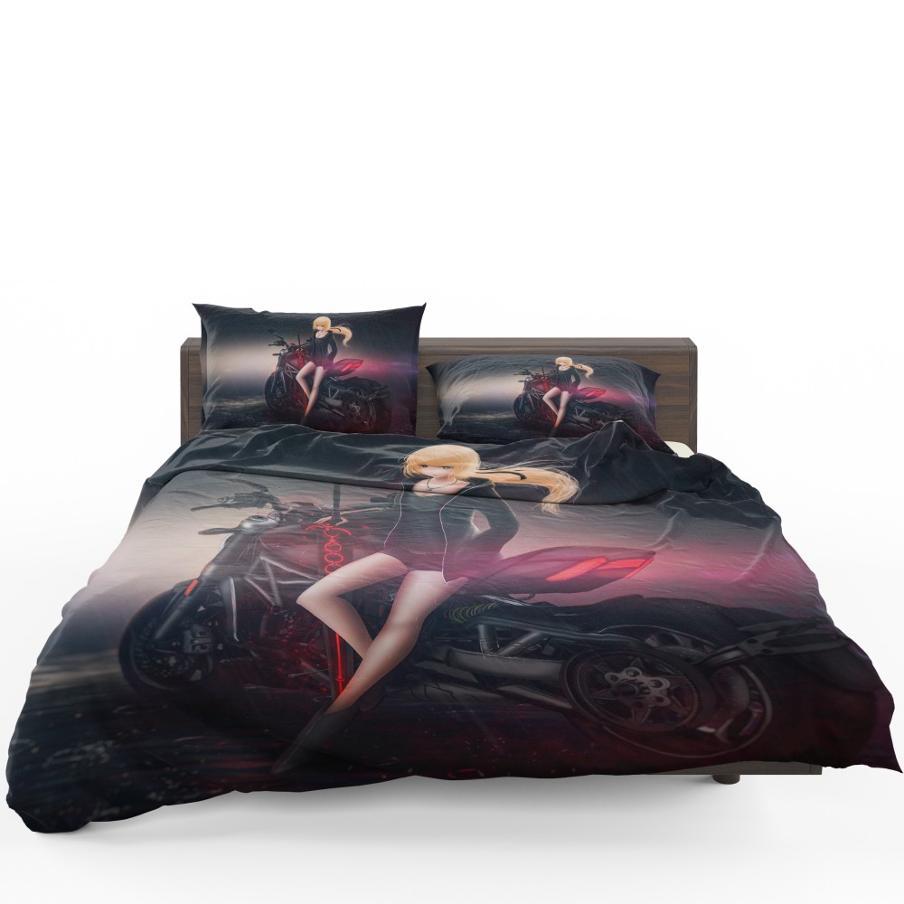 Saber Alter Anime Bedding Set - Custom Bedding Set