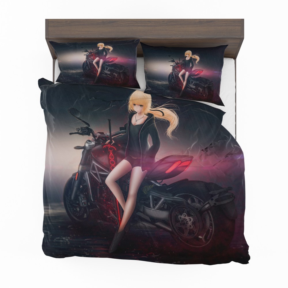 Alternative view of Saber Alter Anime Bedding Set - Custom Bedding Set