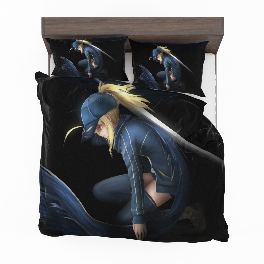 Alternative view of Saber Fate Grand Order Japanese Anime Bedding Set - Custom Bedding Set