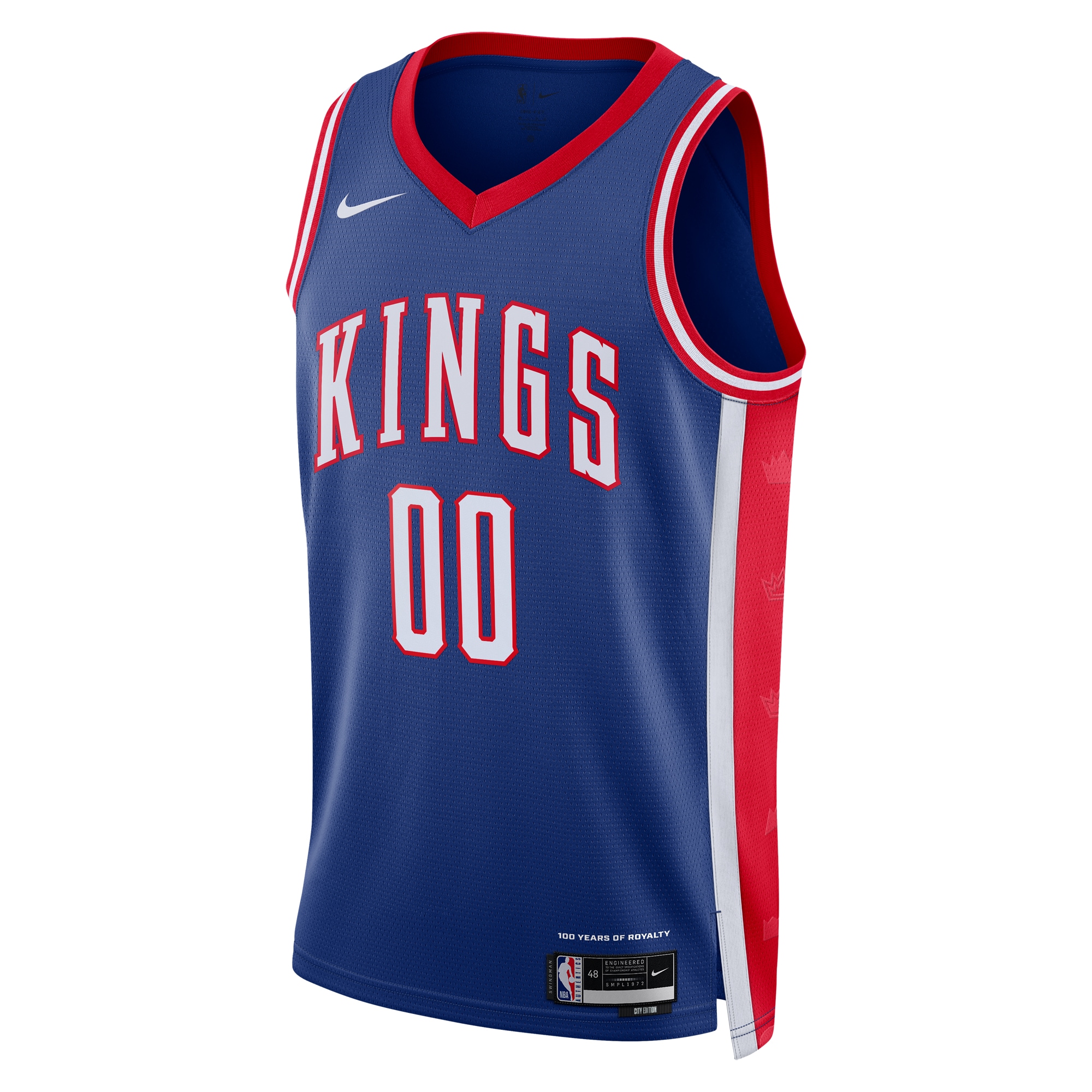 Alternative view of Sacramento Kings City Edition Swingman Basketball Jersey 2024 - Custom - Unisex - JS590 