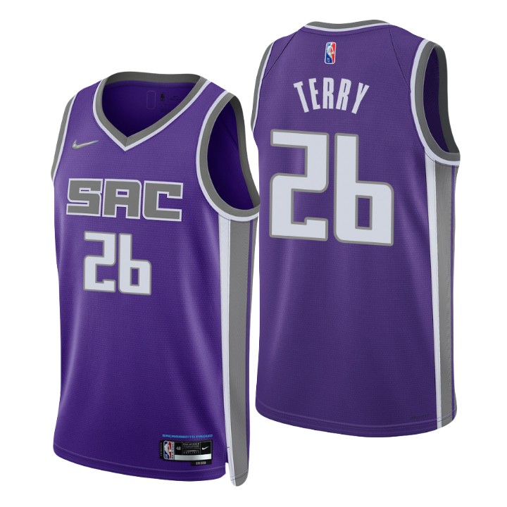 Sacramento Kings Emanuel Terry 75th Anniversary Basketball Jersey