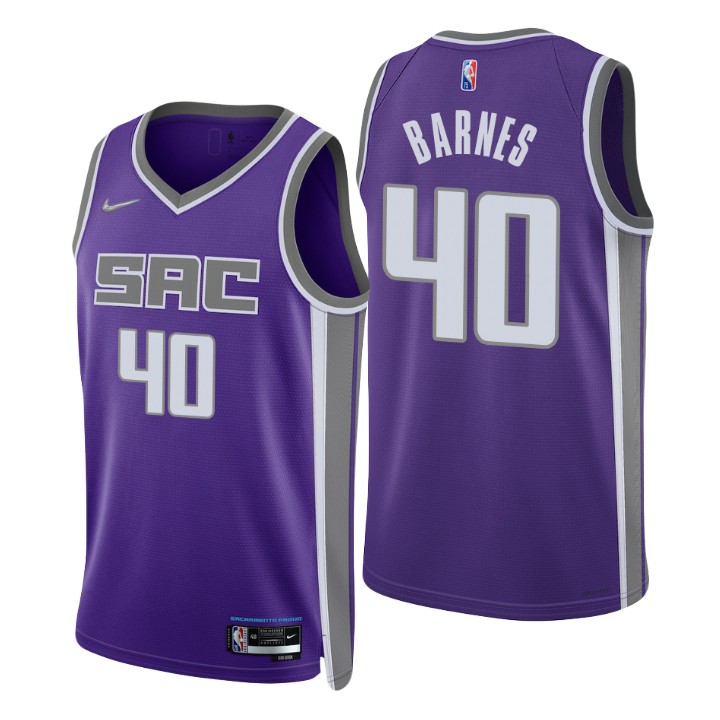 Sacramento Kings Harrison Barnes 75th Anniversary Basketball Jersey