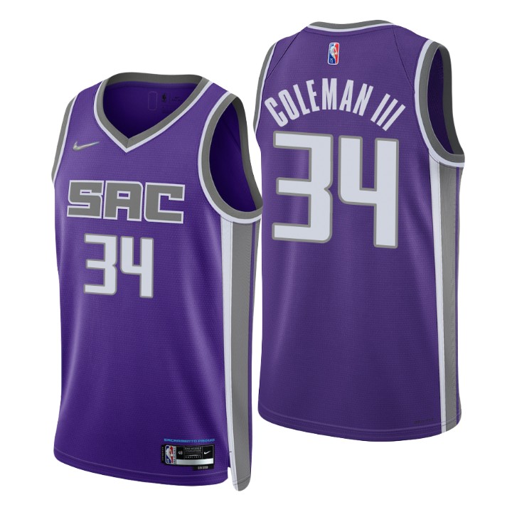 Sacramento Kings Matt Coleman Iii 75th Anniversary Basketball Jersey