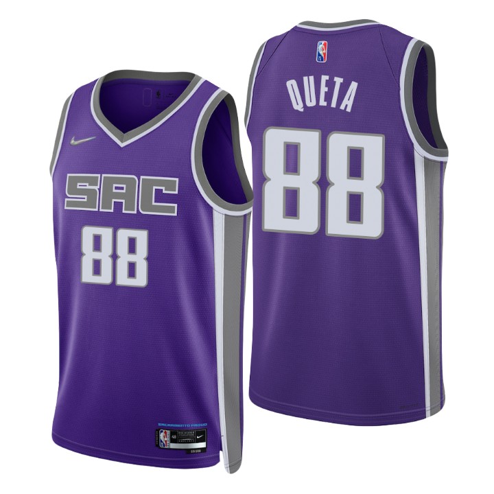 Sacramento Kings Neemias Queta 75th Anniversary Basketball Jersey