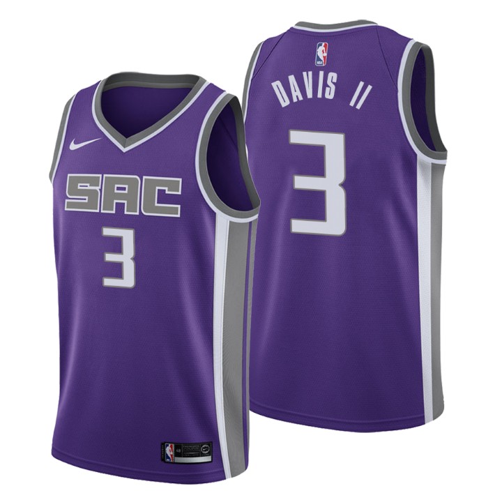 Sacramento Kings Terence Davis 75th Anniversary Basketball Jersey