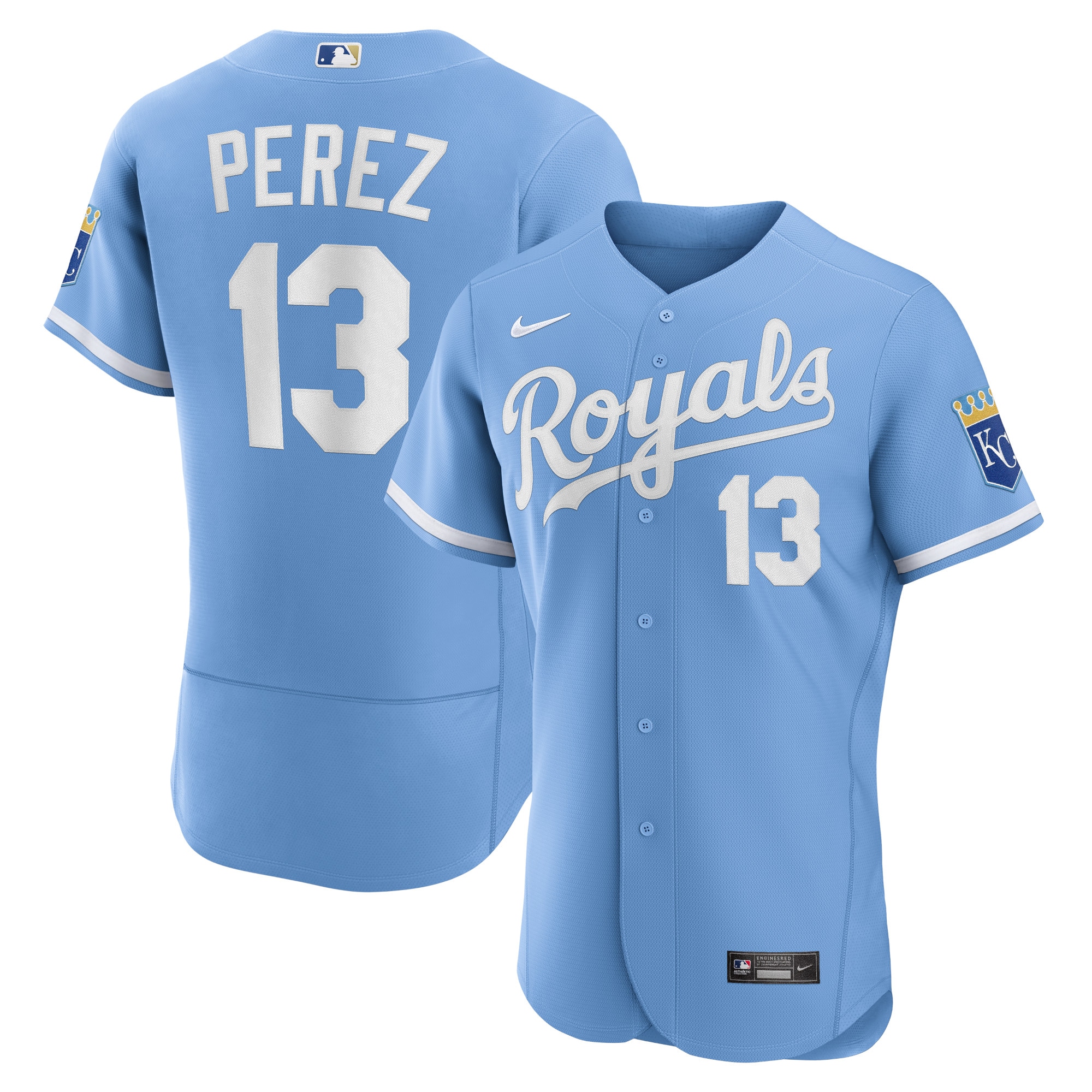 Salvador PÃƒÆ’Ã‚Â©rez Kansas City Royals 2022 Alternate Authentic Player Jersey - Light Blue