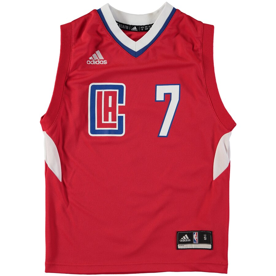 Alternative view of Sam Dekker La Clippers Adidas Youth Replica Basketball Jersey - Red