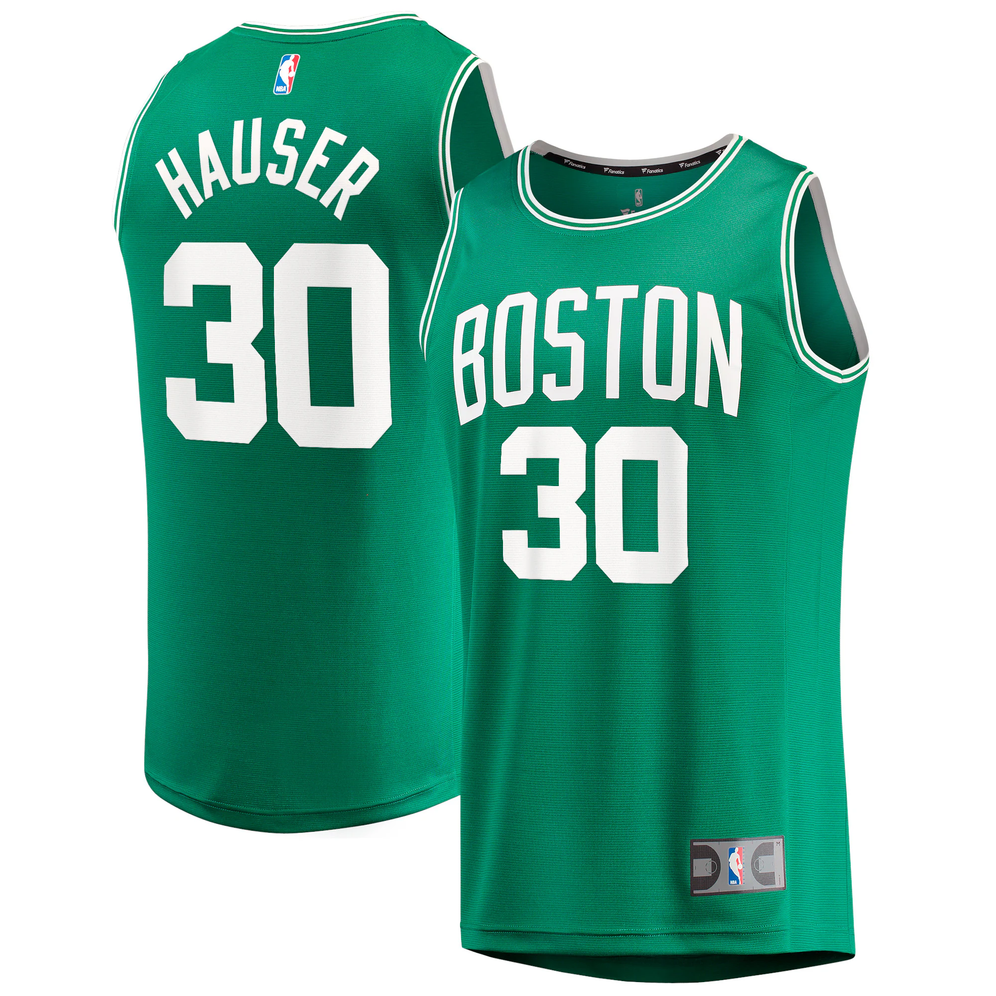 Sam Hauser Boston Celtics Fanatics Branded 2021/22 Fast Break Replica Basketball Jersey - Icon Edition - Kelly Green