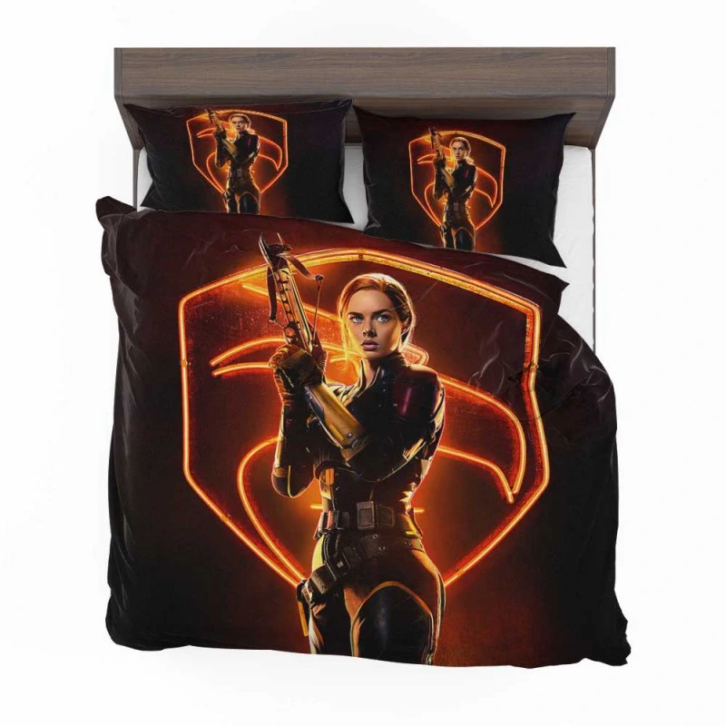 Alternative view of Samara Weaving As Scarlett In Snake Eyes GI Joe Movie Bedding Set - Custom Bedding Set