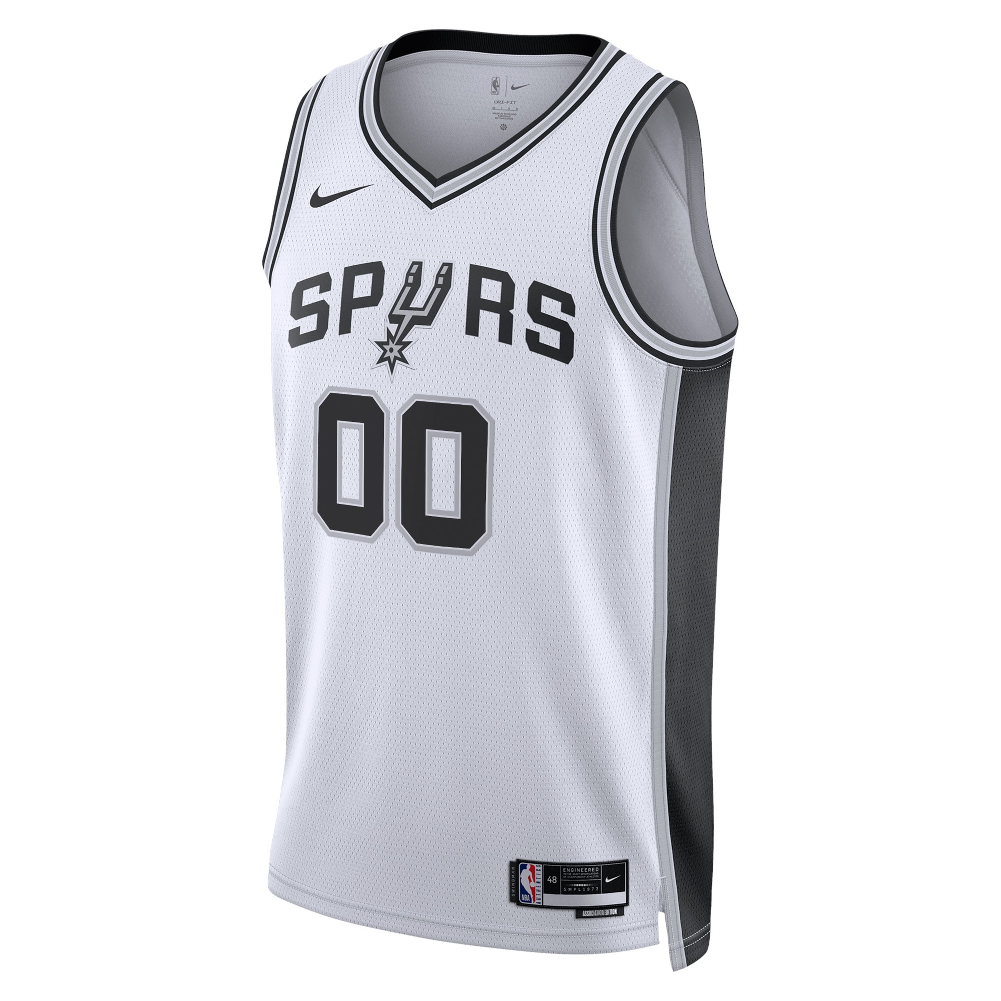 San Antonio Spurs Association Swingman Basketball Jersey - Custom - Unisex - JS165 