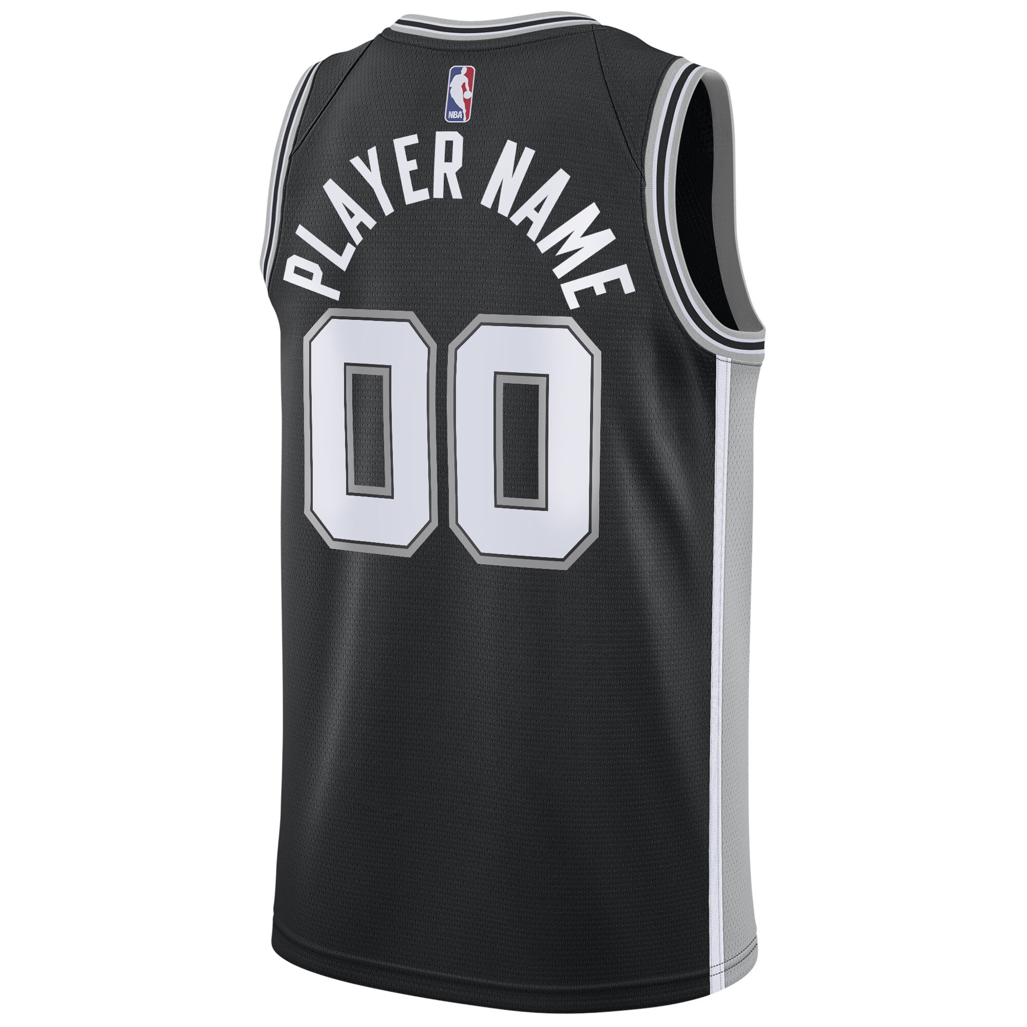 Alternative view of San Antonio Spurs Icon Swingman Basketball Jersey - Custom - Mens - JS247 