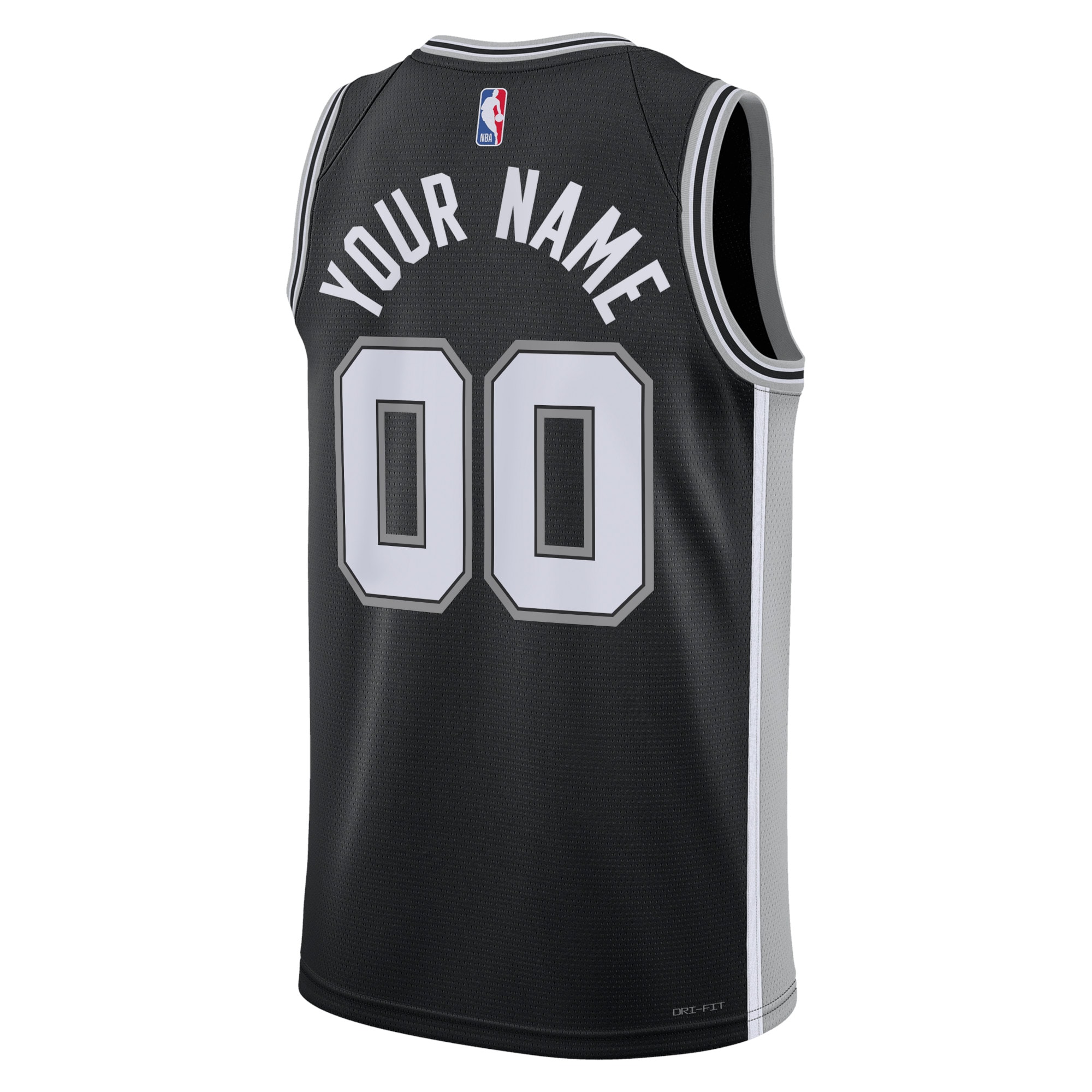 Alternative view of San Antonio Spurs Icon Swingman Basketball Jersey - Custom - Unisex - JS608 
