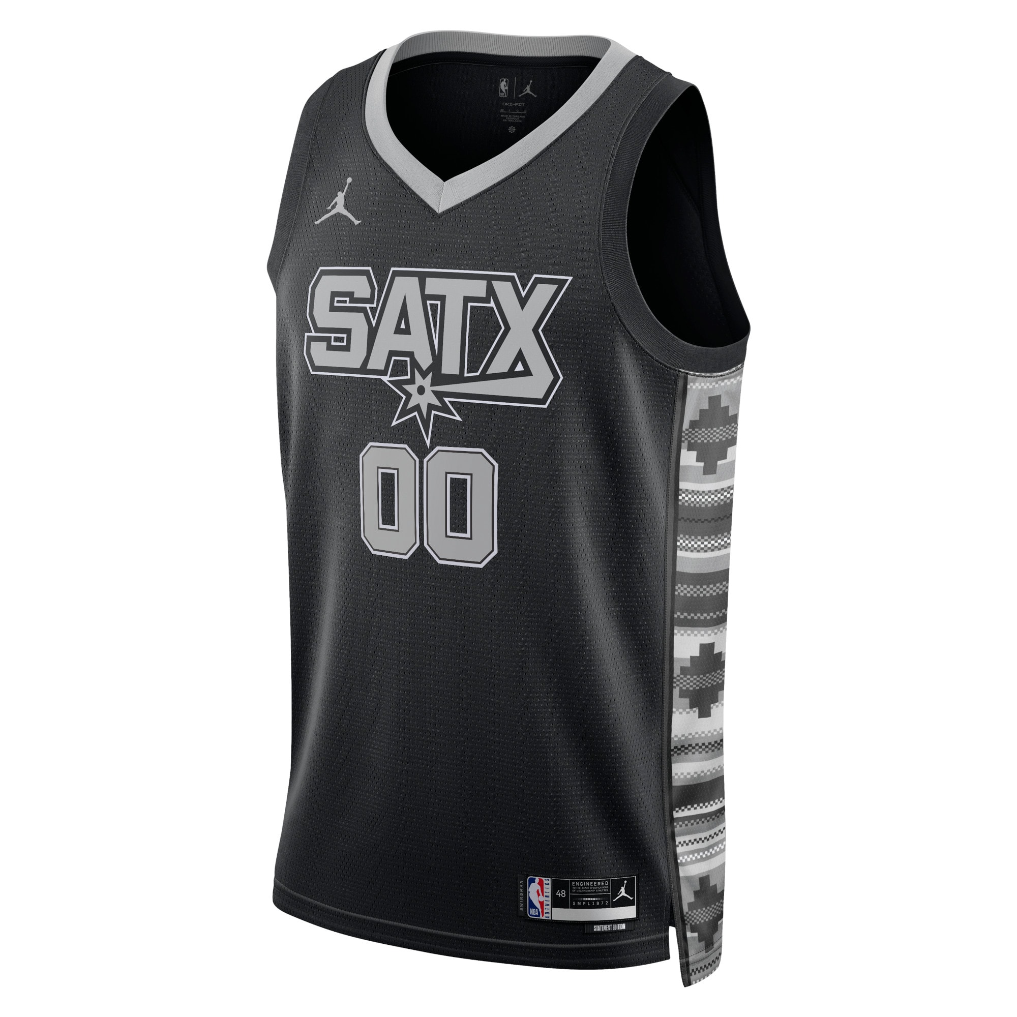 San Antonio Spurs Jordan Statement Swingman Basketball Jersey - Custom - Unisex - JS949 