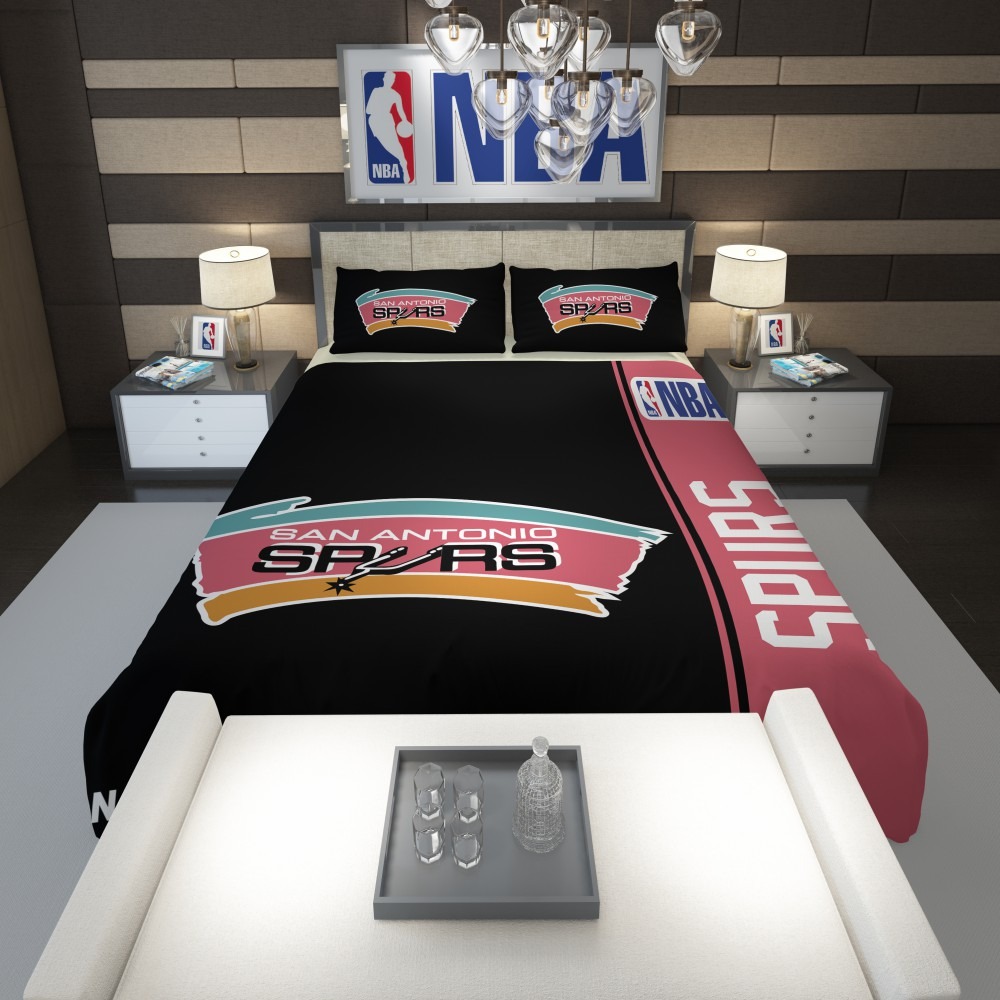 San Antonio Spurs NBA Basketball Comforter - Custom Bedding Set