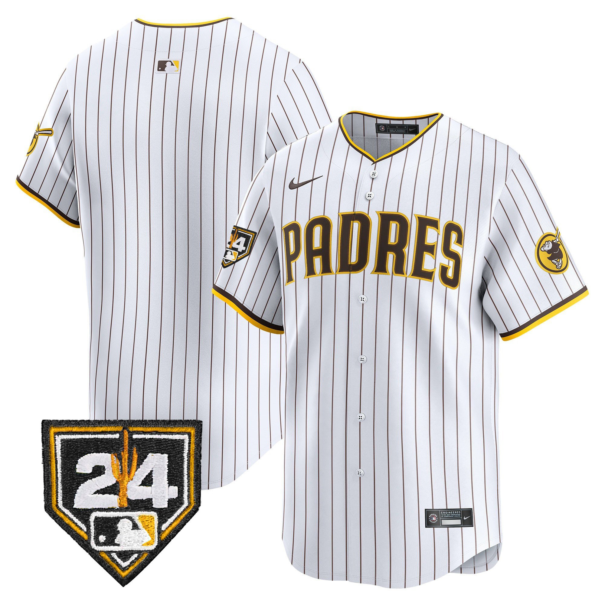 San Diego Padres 2024 Spring Training Men Baseball Jersey - White 