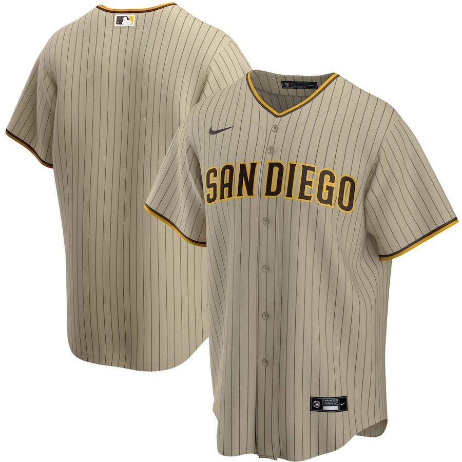 San Diego Padres Alternate Men Baseball Jersey - Tan 