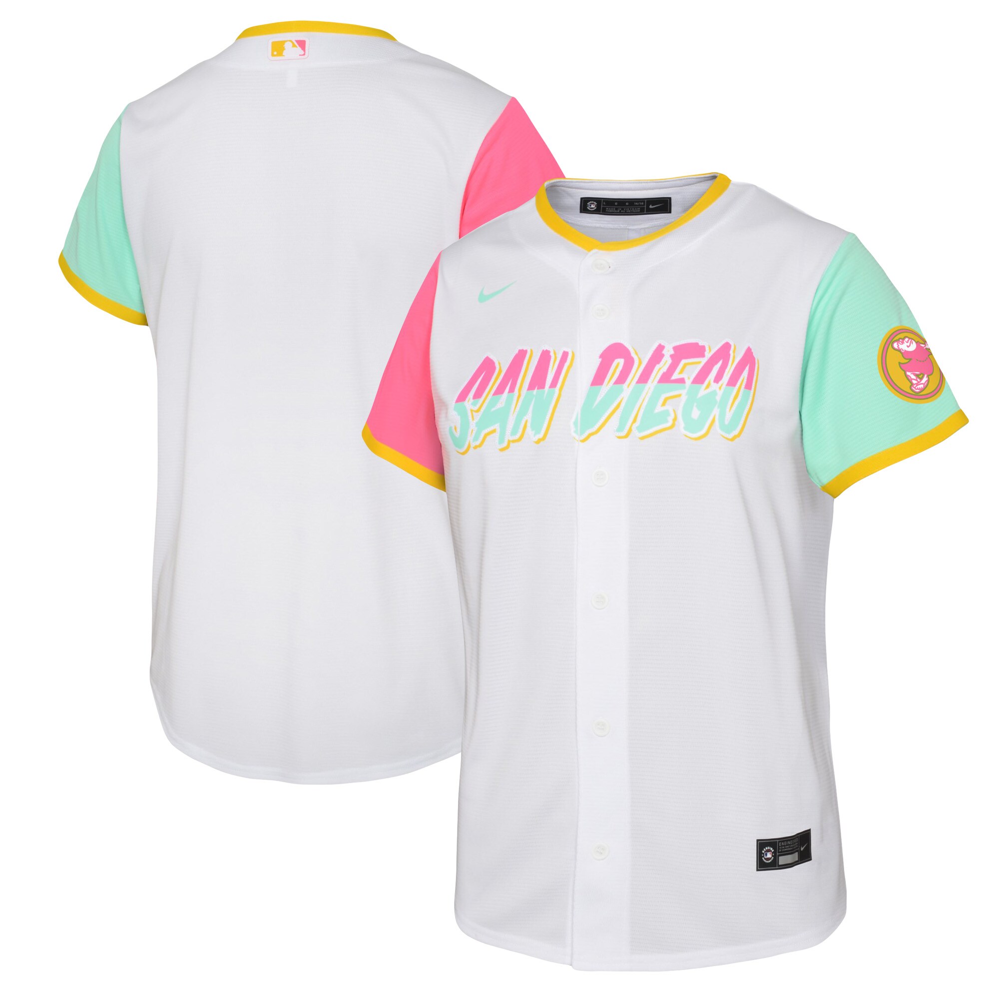 San Diego Padres Infant City Connect Replica Baseball Jersey - White