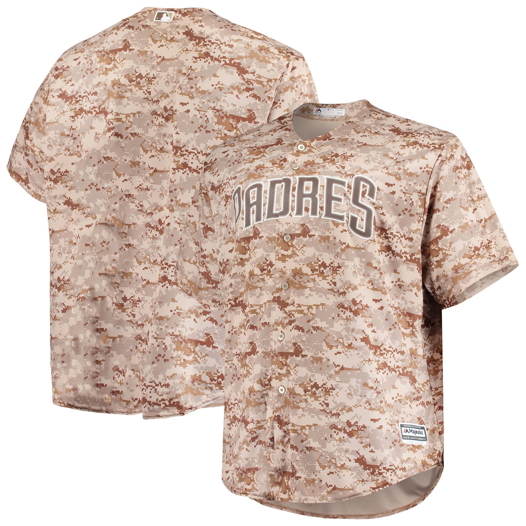 San Diego Padres Majestic Alternate Official Team Baseball Jersey - Camo