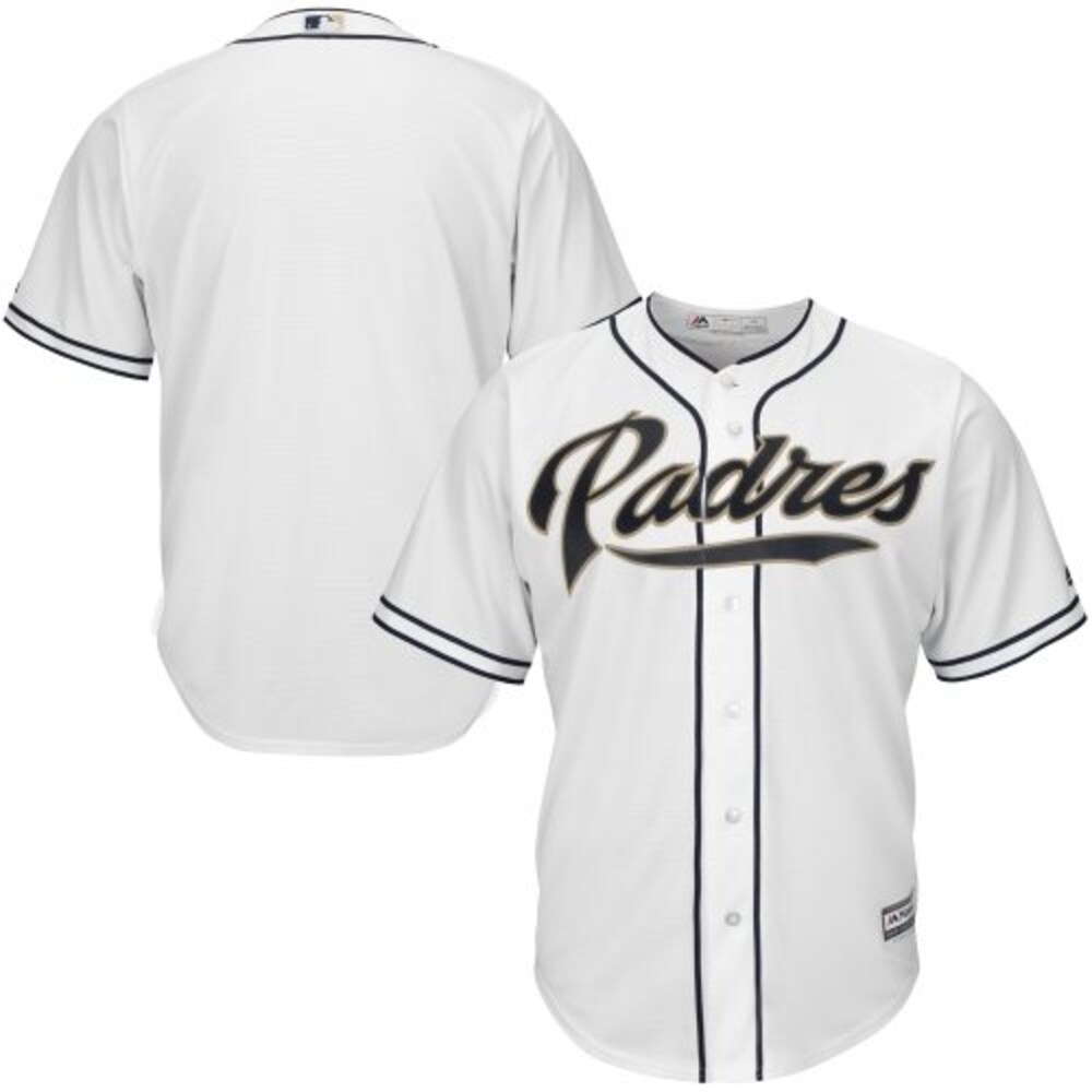 San Diego Padres Majestic Big & Tall Cool Base Team Baseball Jersey - White