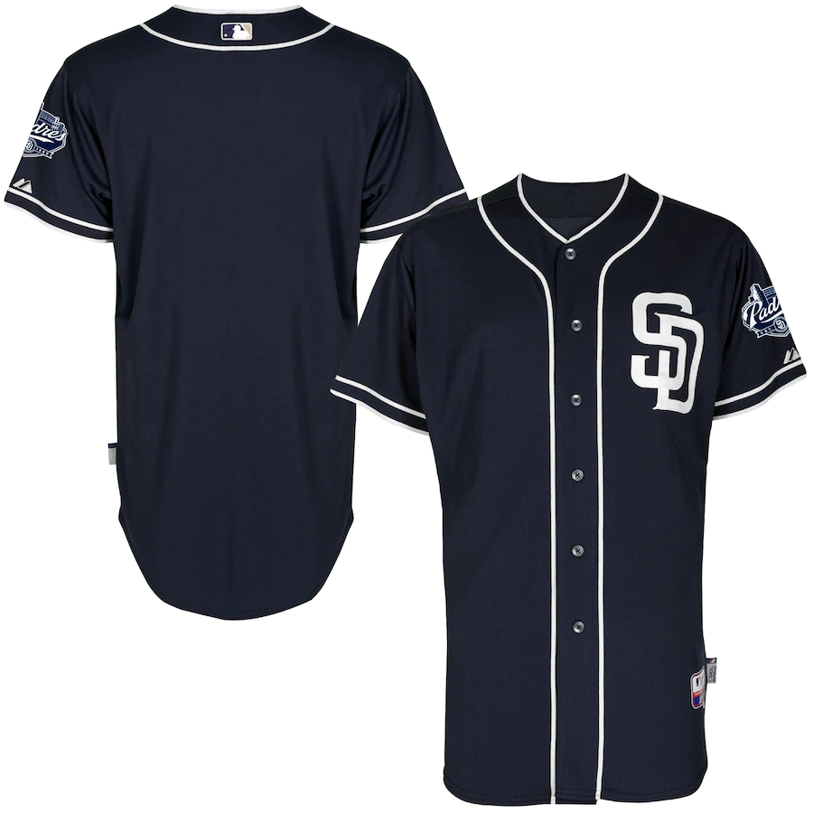 San Diego Padres Majestic Team Authentic Baseball Jersey - Navy