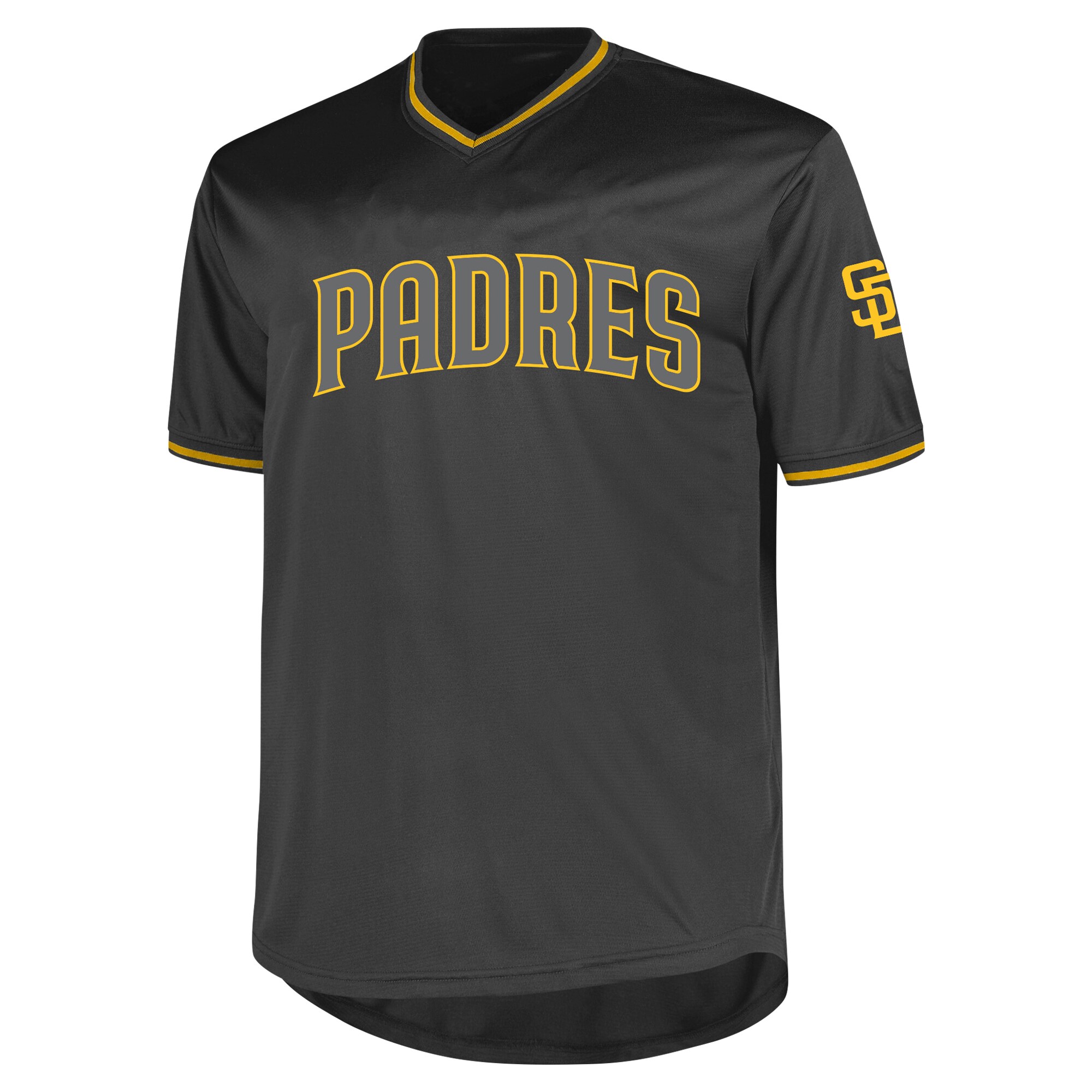 Alternative view of San Diego Padres Profile Big & Tall Pop Fashion Baseball Jersey - Charcoal