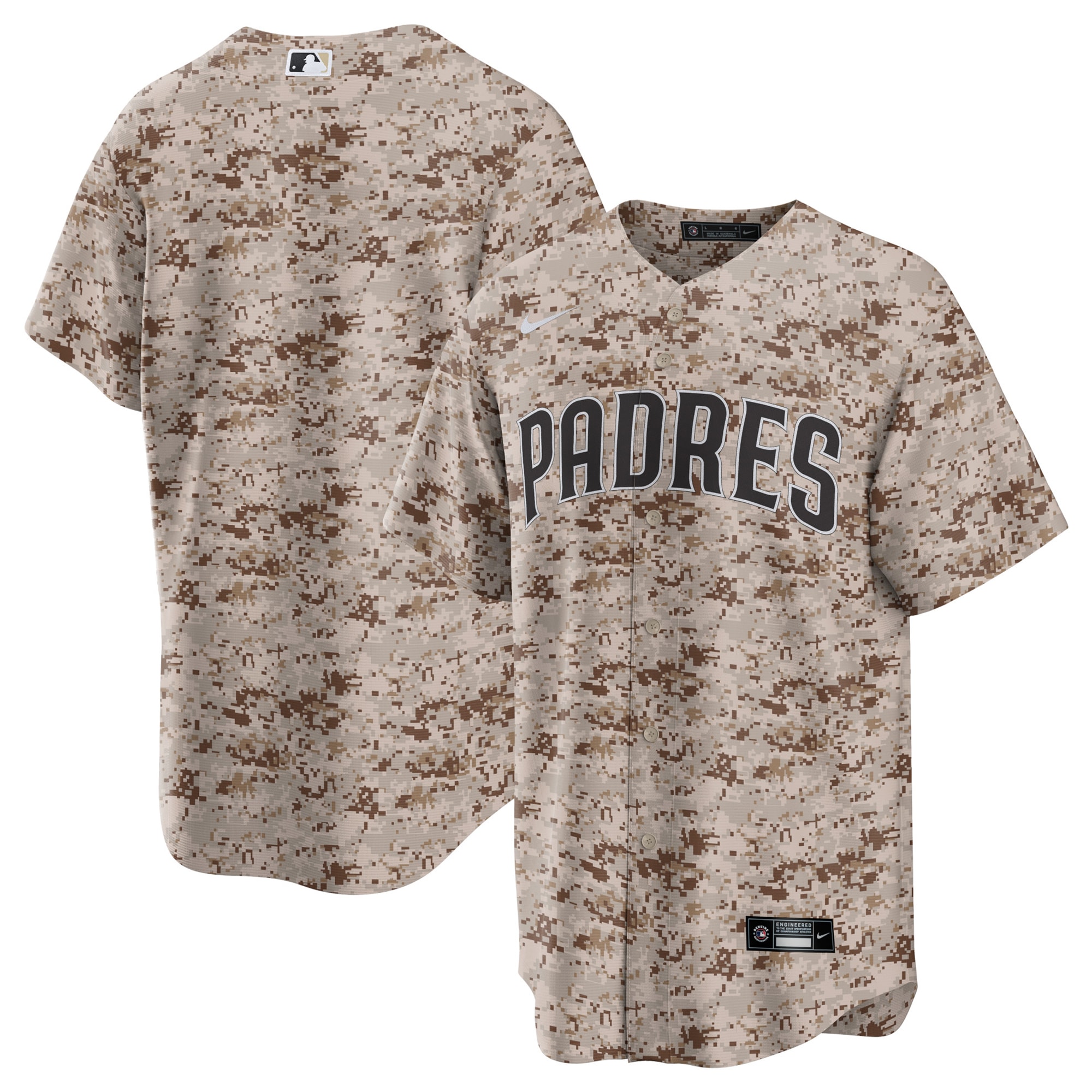 San Diego Padres Usmc Alternate Replica Team Baseball Jersey – Camo