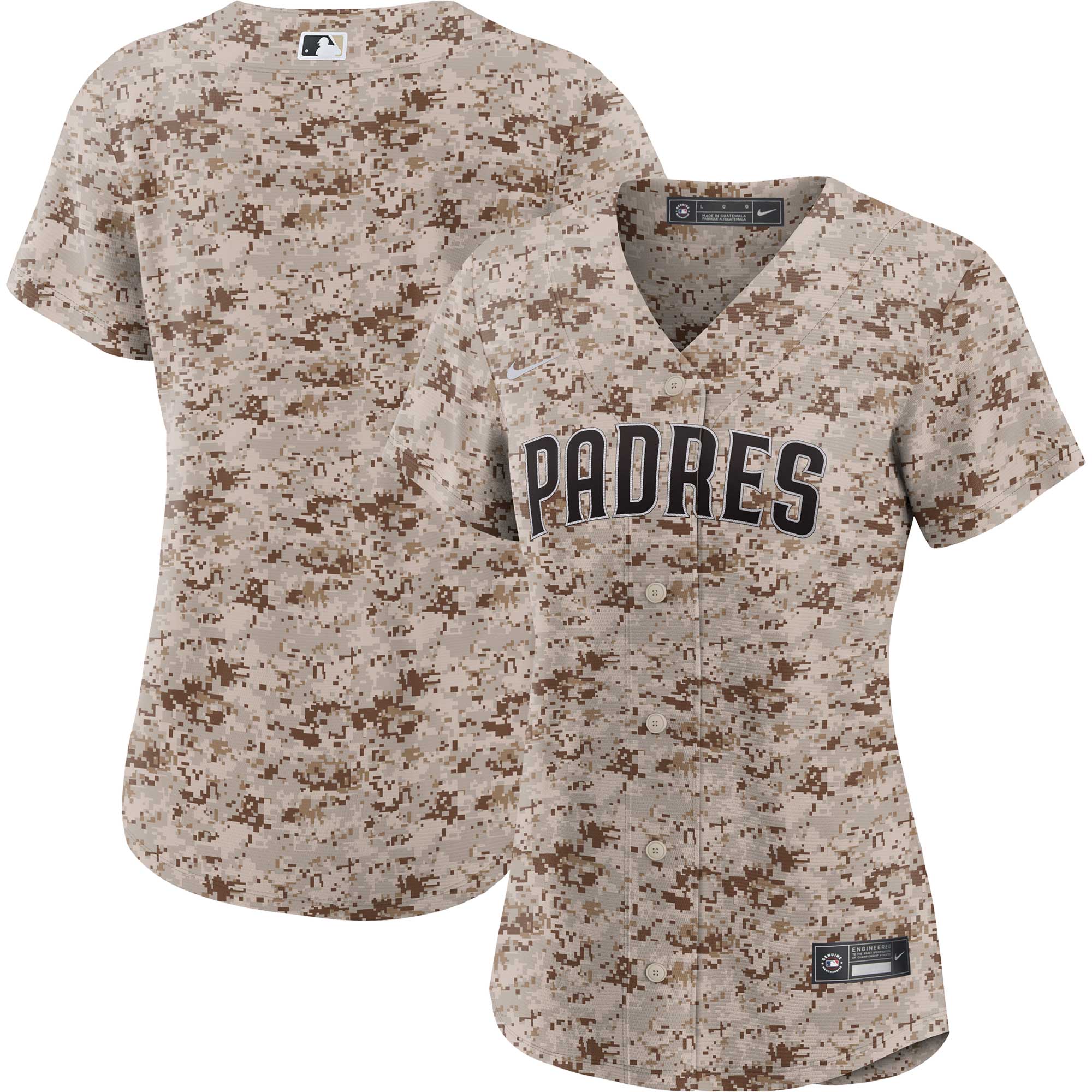 San Diego Padres Women’s Usmc Alternate Replica Team Baseball Jersey – Camo