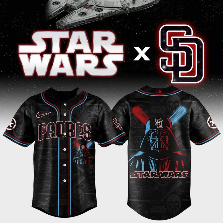 San Diego Padres X Star Wars Custom Baseball Jersey Mlb