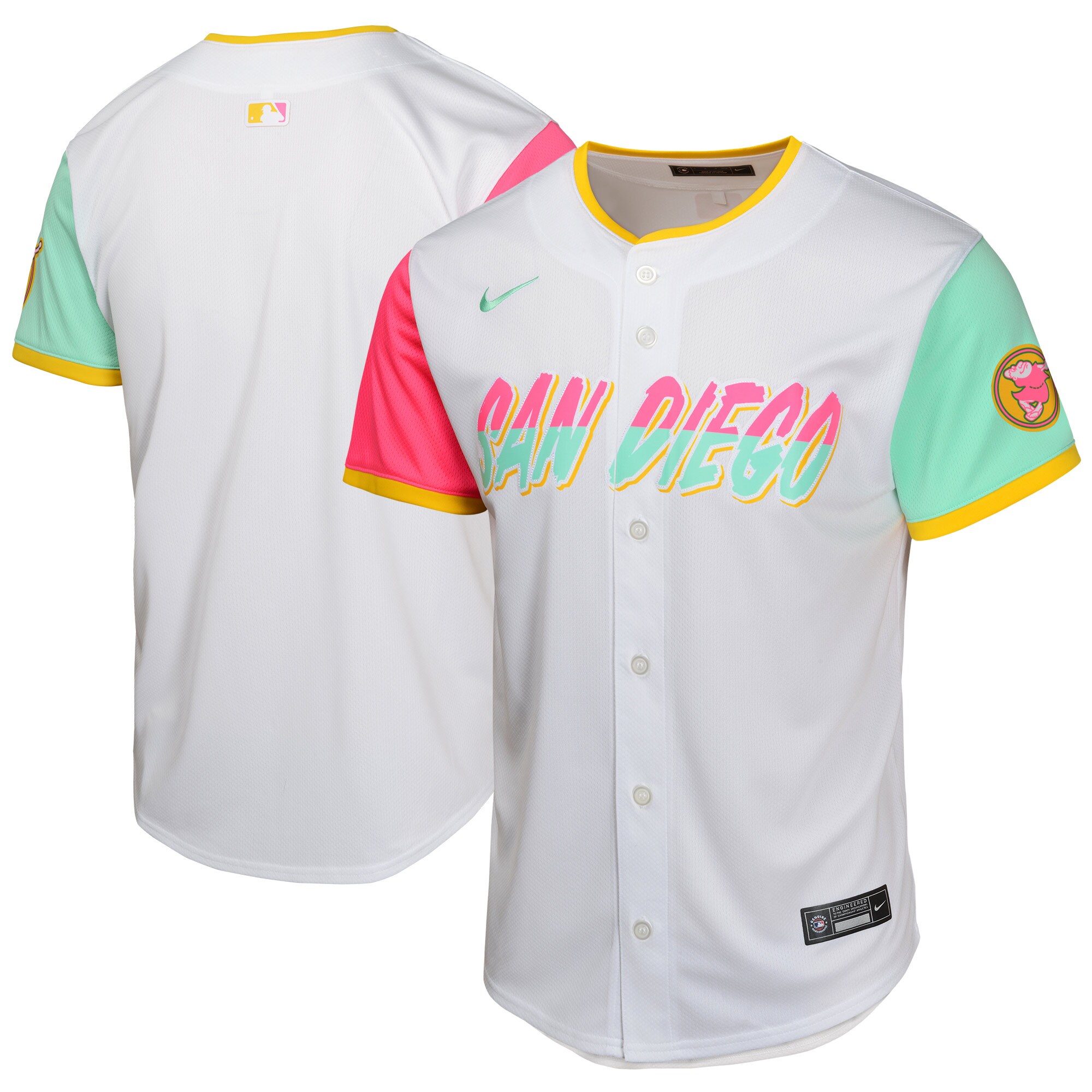 San Diego Padres Youth City Connect Limited Baseball Jersey - White